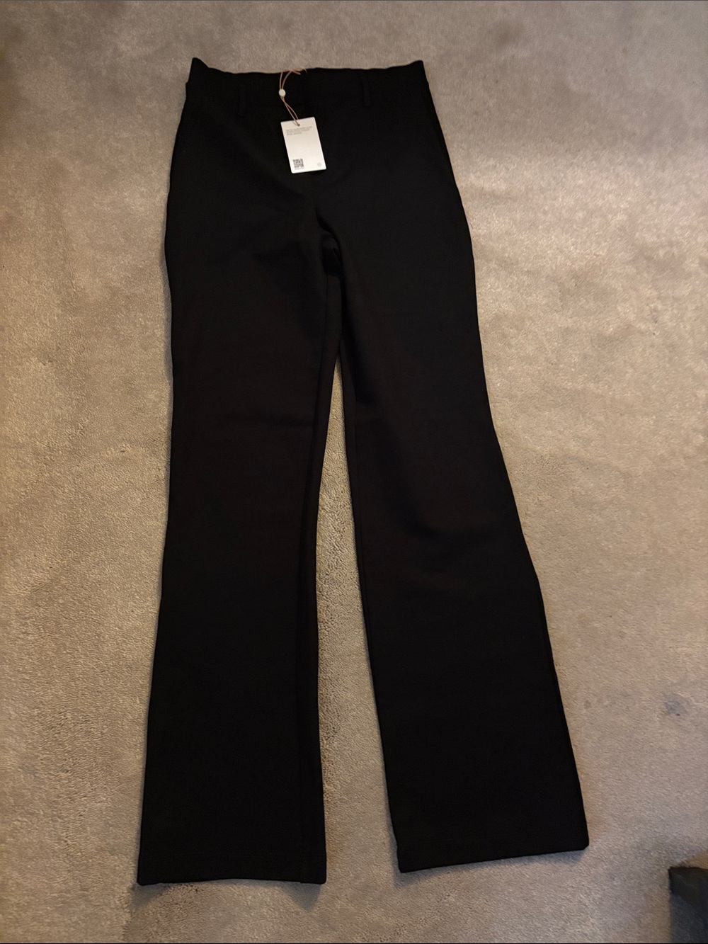 Quince Black Boot Cut Pants